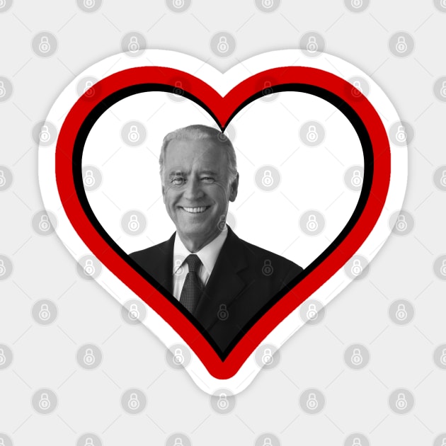 vote joe biden heart Sticker by gossiprag